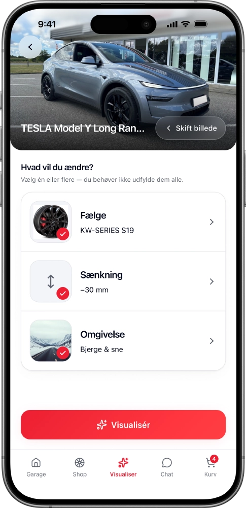KeraTech App - Visualisér din bil